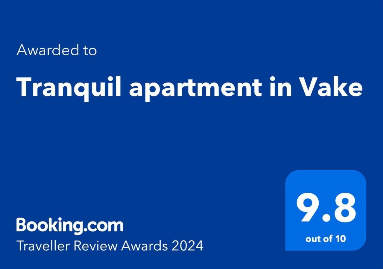 Tranquil Apartment In Vake Tbilisi Esterno foto
